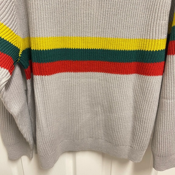 Supreme Small Box Striped Polo Sweater - Picture 12 of 15